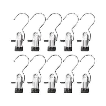 Imagem de Pregadores De Roupa Em Aço Inoxidável (10, 20 Ou 30 Peças) - Clipes Po