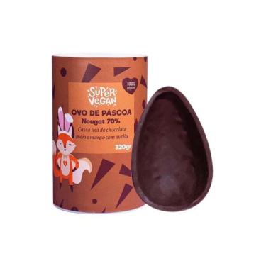 Imagem de Ovo de Páscoa Vegano Nougat 70% Liso Super Vegan 320g
