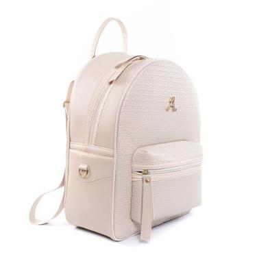 Imagem de Mochila Executiva Feminina Grande Escolar Estilosa Compacta - Alice Fr