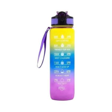 Imagem de Garrafa De Água Portátil De 1000ml Para Ciclismo, Bicicleta De Montanh