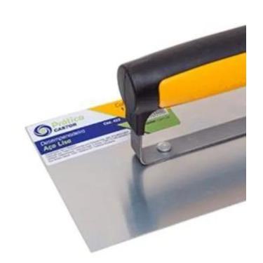 Imagem de Desempenadeira pratica aco lisa 10x24cm castor