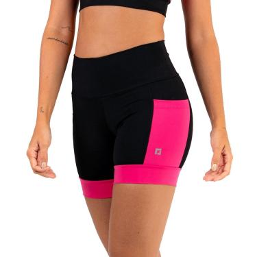 Imagem de Shorts Para Corrida de Compressão Feminino com Bolsos Ciclico Esportes-Feminino