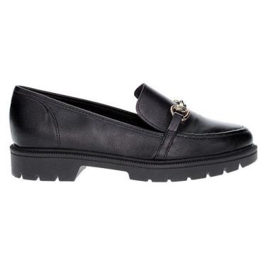 Imagem de Sapato Mocassim Beira Rio Feminino Tratorado Metalizado Conforto Origi