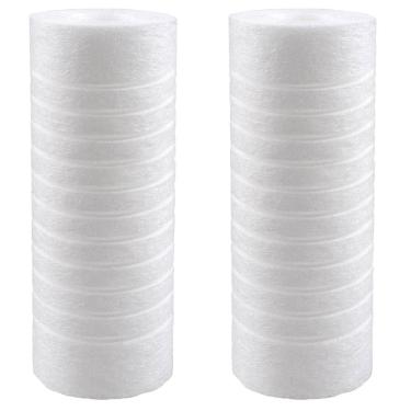Imagem de Kit 2 Refis Ranhurados de Reposição 7" Melt Blown para Filtro de Máquina de Lavar...