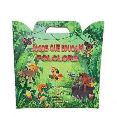 Imagem de Livro infantil de atividades - jogos que educam - folclore - PAE