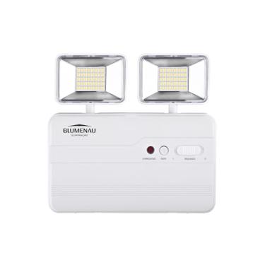 Imagem de Luminária de Emergência LED 2 Faróis 10W 2200lm 100-240V