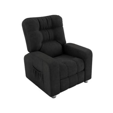 Imagem de Poltrona Matrix Reclinável Azera - Preto, Preto