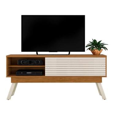 Imagem de Rack Bancada Foz 1.5 2 Portas Pé Palito TV até 65 Polegadas - Madetec