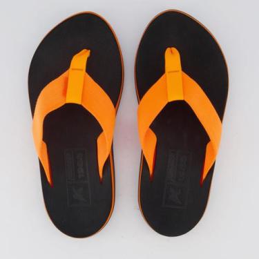 Imagem de Chinelo Kenner Legend Pro Preto e Laranja, 45