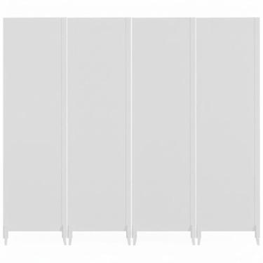 Imagem de 4 Biombo Pintado Reto Com Pés Folha Painel Mdf Divisor Divisória Separ