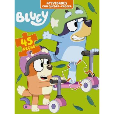 Imagem de Livro - Bluey Atividades com Quebra-Cabeça