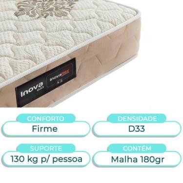 Imagem de Cama Box + Cabeceira + Colchão Casal D33 + 2 Travesseiros Ortobom - In