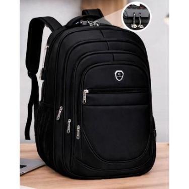 Imagem de Mochila Escolar Grande Executiva Espaço Para Notebook Anti Furto Trava Com Senha-Unissex
