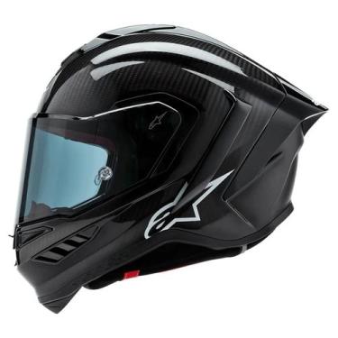 Imagem de Capacete Alpinestars SR10 Solid Carbon Preto Fosco Brilhante Tamanho:5