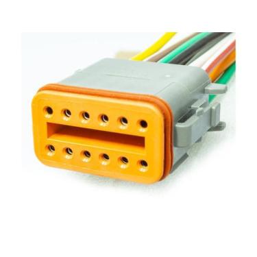 Imagem de Chicote Deutsch 12 Vias Fêmea - R7 - ETE5452 - Rainha das Sete