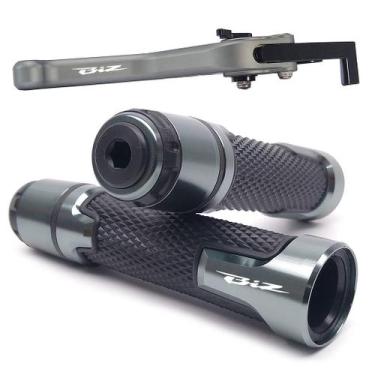 Imagem de Kit Manete Manopla Esportivo Biz 125 disco Gravado a Laser - NoBrand, 