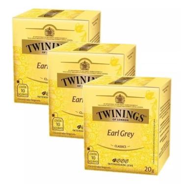 Imagem de Kit 3 Chá Twinings Preto Earl grey 20g - 3 unidades