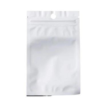 Imagem de Sacos Plásticos Brancos Autoadesivos Para Joias, Ziplock Para Armazena