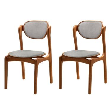 Imagem de Conjunto com 2 Cadeiras de Jantar Solaris Soft Moderna Mobilia