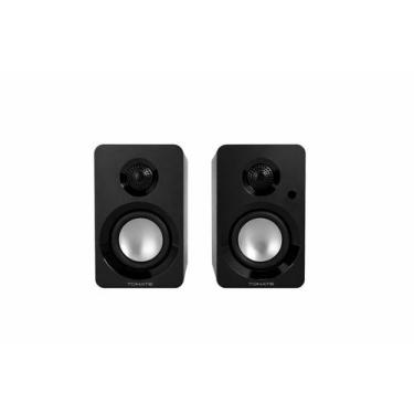 Imagem de Caixa de Som 2.0 90W RMS Tomate MTS2052 para PC Gamer Aux Bivolt Alta 