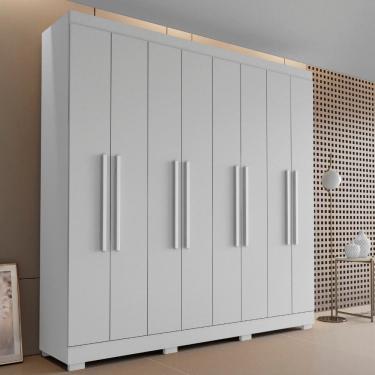 Imagem de Guarda Roupa Casal 8 Portas com Pes Dubai Aramoveis