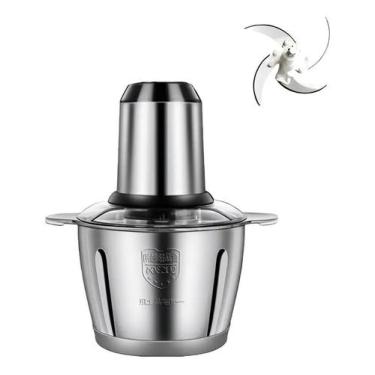 Imagem de 3 LITROS MOEDOR DE CARNE 220V AÇO INOX 304+ Descascador - MOEDOR 3 LIT