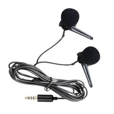 Imagem de Microfone 2 Lapela Condensador P3 Modelo Entrevista Celular - New Live