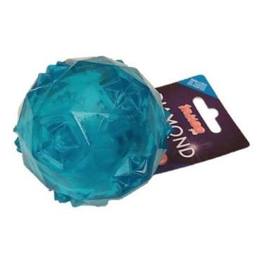 Imagem de Brinquedo Cachorro Bola Diamond G Mordida Moderada - Jambo, Azul