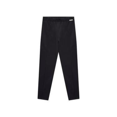 Imagem de Calça Legging Preta Infantil Menina Nina Go, Preto, 3