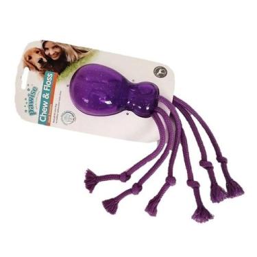 Imagem de Brinquedo Pet corda Animais Fundo do mar Cachorro Pawise G, Polvo Roxo