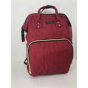 Imagem de Mochila Bolsa Maternidade Vermelha Unik