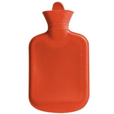 Imagem de Bolsa térmica de água para compressa 730ml borracha Laranja - Toda Cas