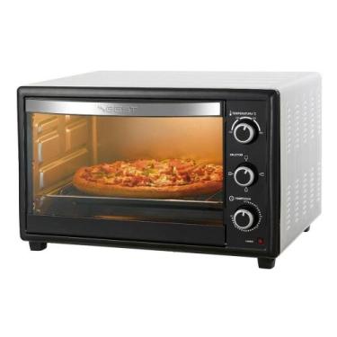 Imagem de Forno eletrico 60l best preto/branco 220v, 220V