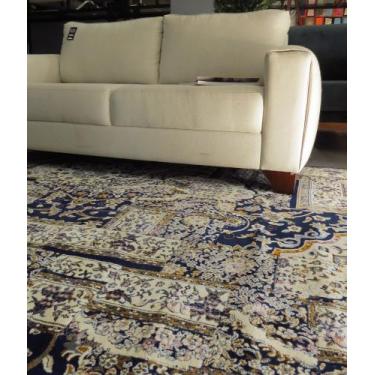 Imagem de Tapete Patchwork Belga azul 2,00 x 2,40m - Decorleather