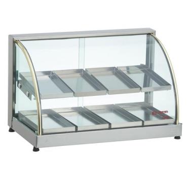 Imagem de Estufa Para Salgados Lanchonete 8 Bandejas Inox Edanca 127V