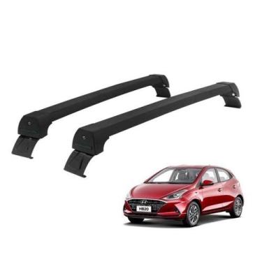 Imagem de Rack de Teto Long Life HB20 Hatch e Sedan 2020 2021 2022 Preto