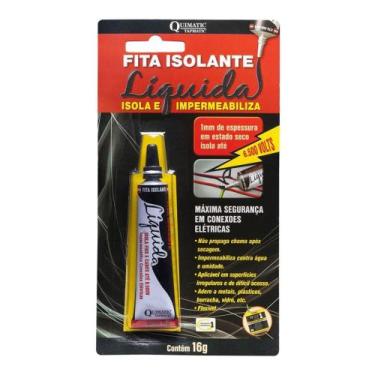 Imagem de Fita Isolante Liquida Preta Bisnaga 16G Quimatic - Quimatic tapmatic