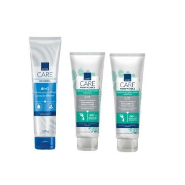 Imagem de kit 2 Avon Care Footworks Creme Desodorante para pés Extrassecos 80g+1
