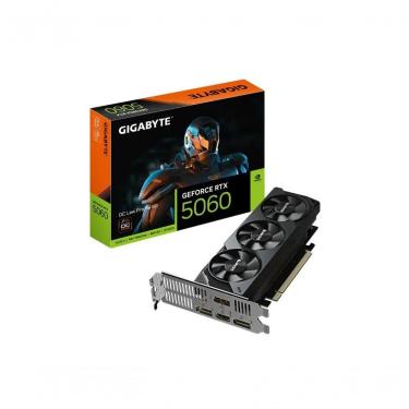Imagem de Placa de Vídeo GV-N5060OC-8GL com 3840 Núcleos CUDA e Design Low Profile Preto Gigabyte