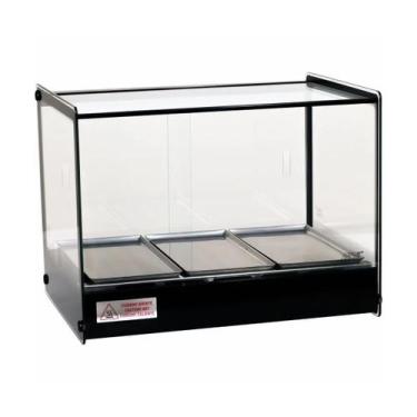 Imagem de Estufa EVR Vitrine Para Salgados 3 Bandejas Titã, 220V, Preto