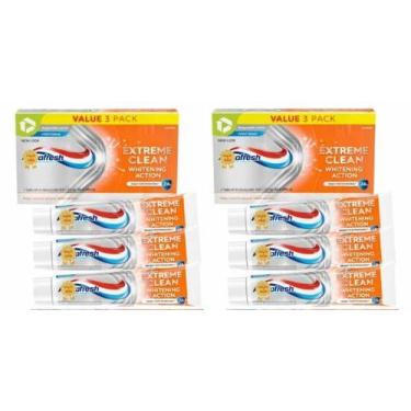 Imagem de Creme Dental Extreme A'quafresh Ação Clareadora 160g 3 unidades - Marc