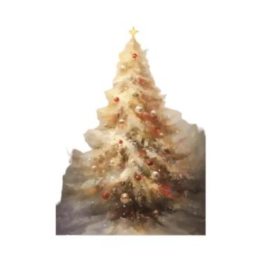 Imagem de Pôster Vintage De Natal Com Papai Noel, Impressão Em Tela, Arte De Par