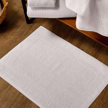 Imagem de Toalha de Piso Hotel Deluxe Algodão 50x68CM 1 Peça Branco Appel Home