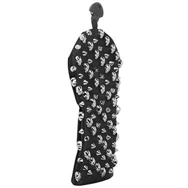 Imagem de Capa de golfe, rebite de crânio, capa de golfe, PU para encaixe firme na cabeça do taco(M)