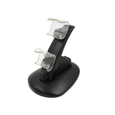 Imagem de Carregador Suporte Para 2 Controles PS4 com Cabo USB