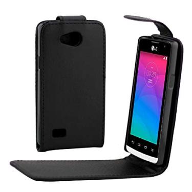 Imagem de Capa ultrafina para LG Joy Nappa Texture Vertical Flip Magnetic Snap Leather Case (Preto) Capa traseira para telefone (Cor: Preta)