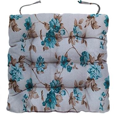 Imagem de Almofada Para Cadeira Futton Firenze 40x40cm Hortênsias