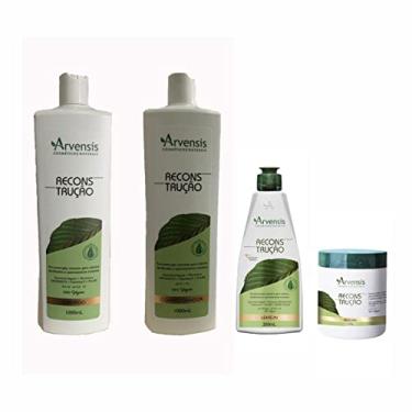 Imagem de Reconstrução Shampoo Cond 1l Máscara 500g Leave Arvensis