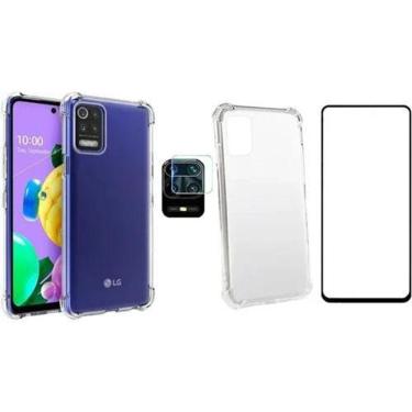 Imagem de Kit Capa + Película 9D + Pel Câmera Para Lg K62 + K62 Plus