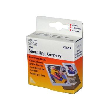 Imagem de Cantoneiras P/ Moldura de Foto Transparente 250 Cantoneiras